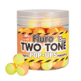 Dynamite Baits Fluro Two Tone Pop - Ups - 15mm - Tutti frutti & Pineapple - KarperCentrale